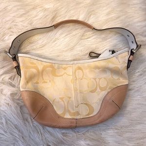 COPY - Vintage yellow coach bag